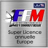 SLE Superlicence Annuelle europe UIM