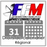DROITS DE CALENDRIER RÉGIONAL